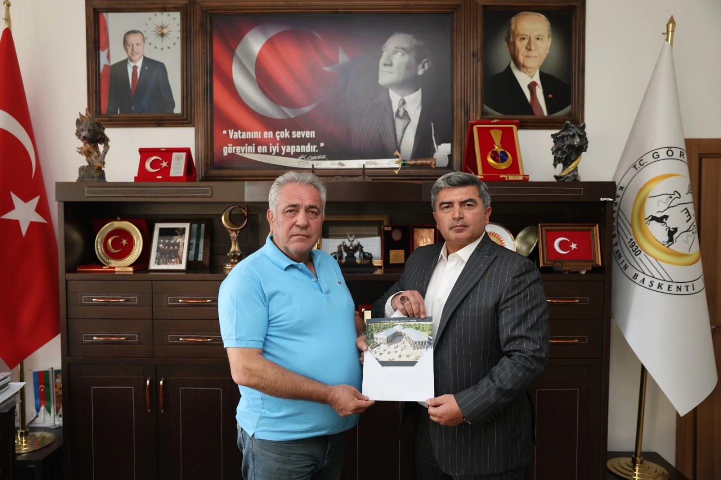 Fatih Süter’den Belediye Başkanı Ömer Eren’e Ziyaret
