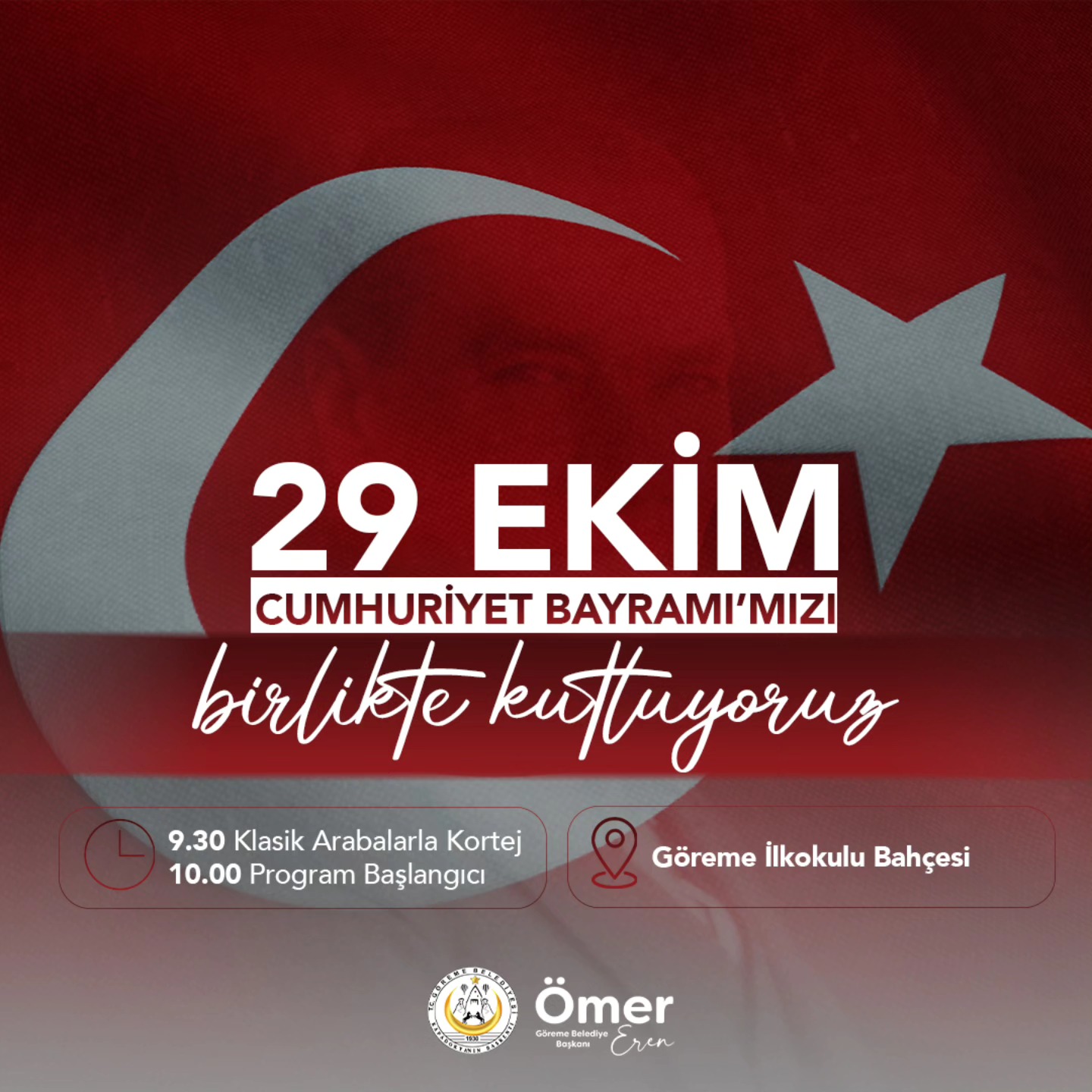 GÖREME, CUMHURİYET BAYRAMINI COŞKU İLE KUTLAMAYA HAZIR