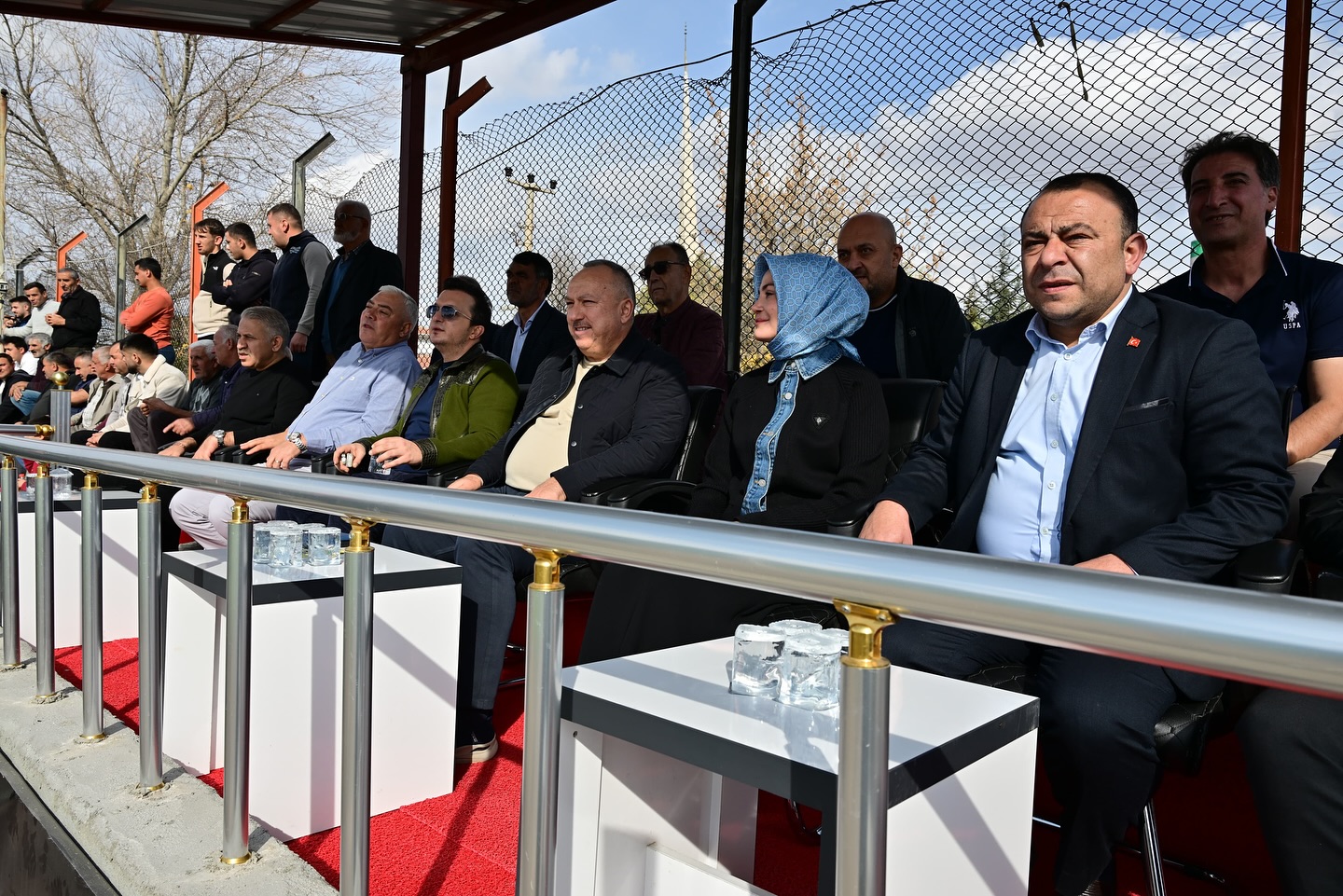 Vali Fidan, Derinkuyugücü ile Mezitli 33 Spor Karşılaşmasını İzledi