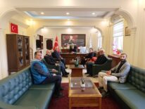 Hacıbektaş Belediye Başkanı Kaim,İlçe Kaymakamı Doğan’a Hayırlı Olsun Ziyaretinde Bulundu
