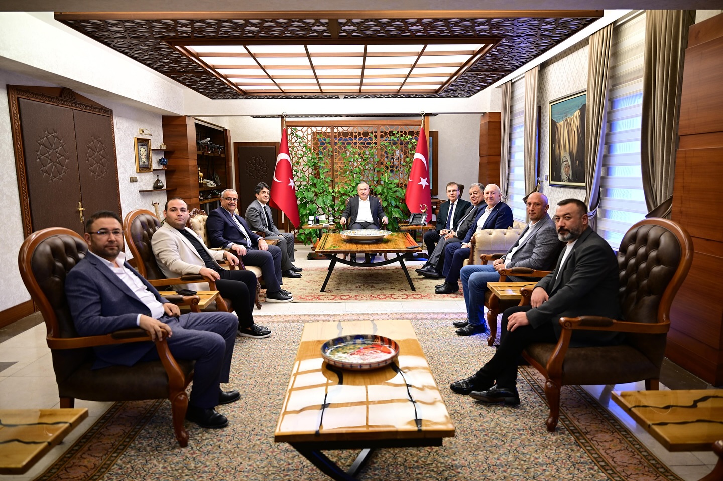 Babaoğlu ve Ekibi, Vali Fidan’ı Ziyaret Etti