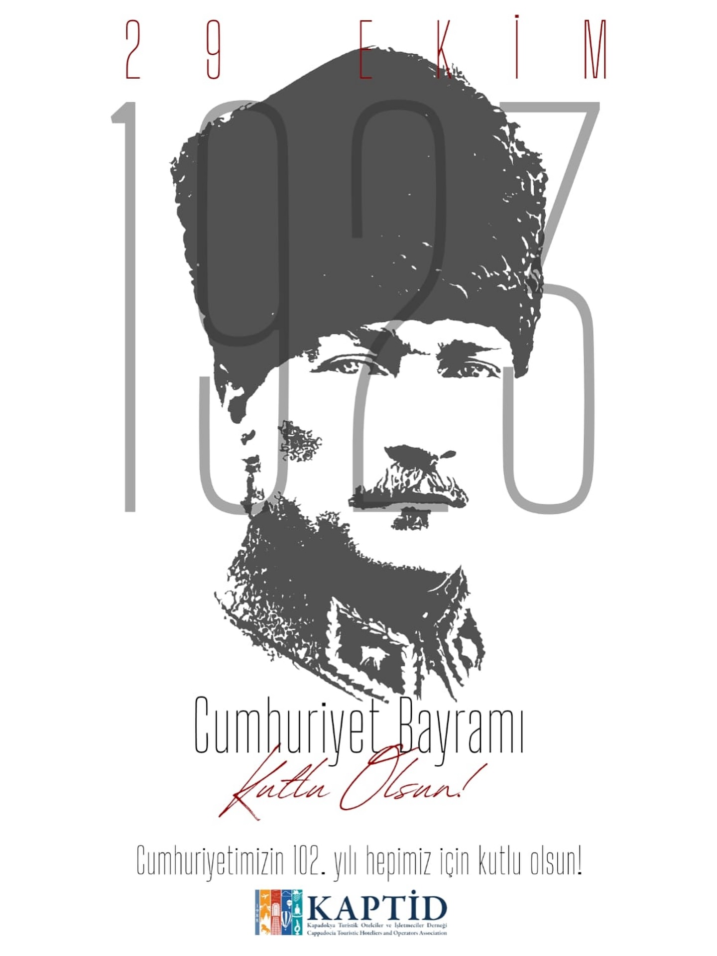 KAPTİD BAŞKANI ÖLMEZ’DEN 29 EKİM CUMHURİYET BAYRAMI MESAJI