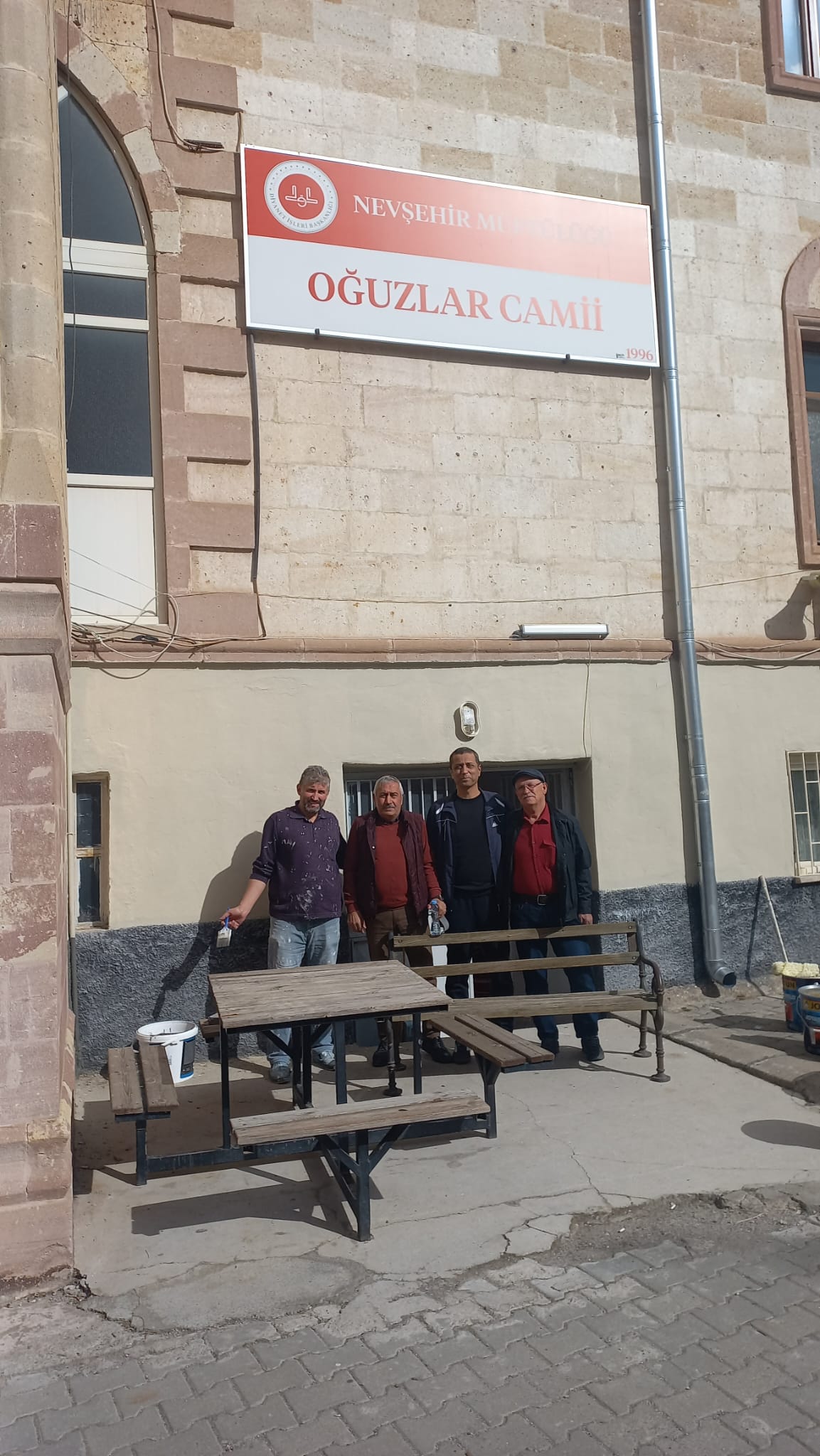 GÜZELYURT OĞUZLAR CAMİİNDE DIŞ CEPHE TEMİZLİĞİ YAPILDI