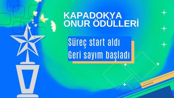 Kapadokya Değer Ödülleri Başvuru Süreci Başladı