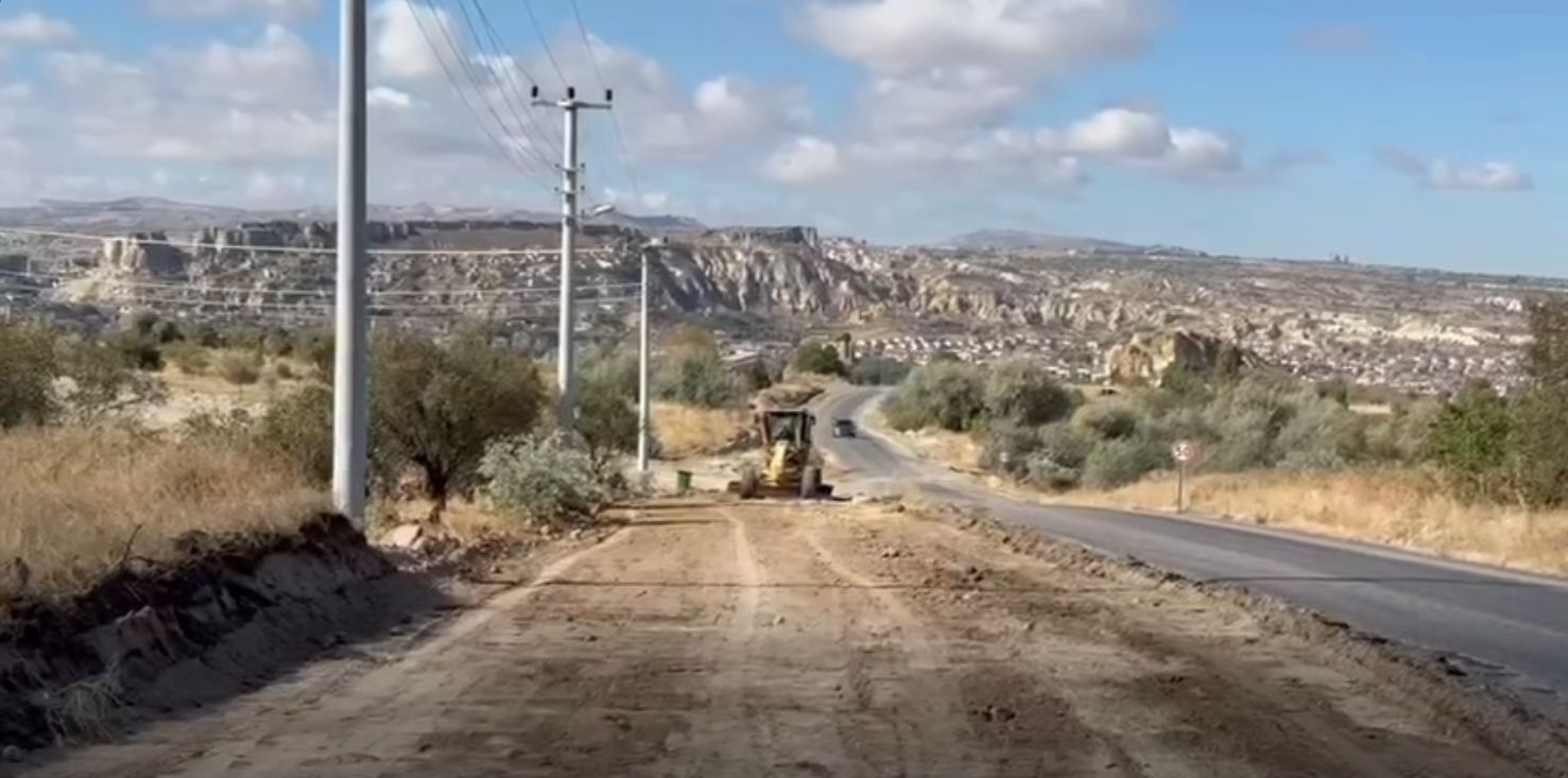 Ürgüp- Ulaşlı Yolu Genişletiliyor