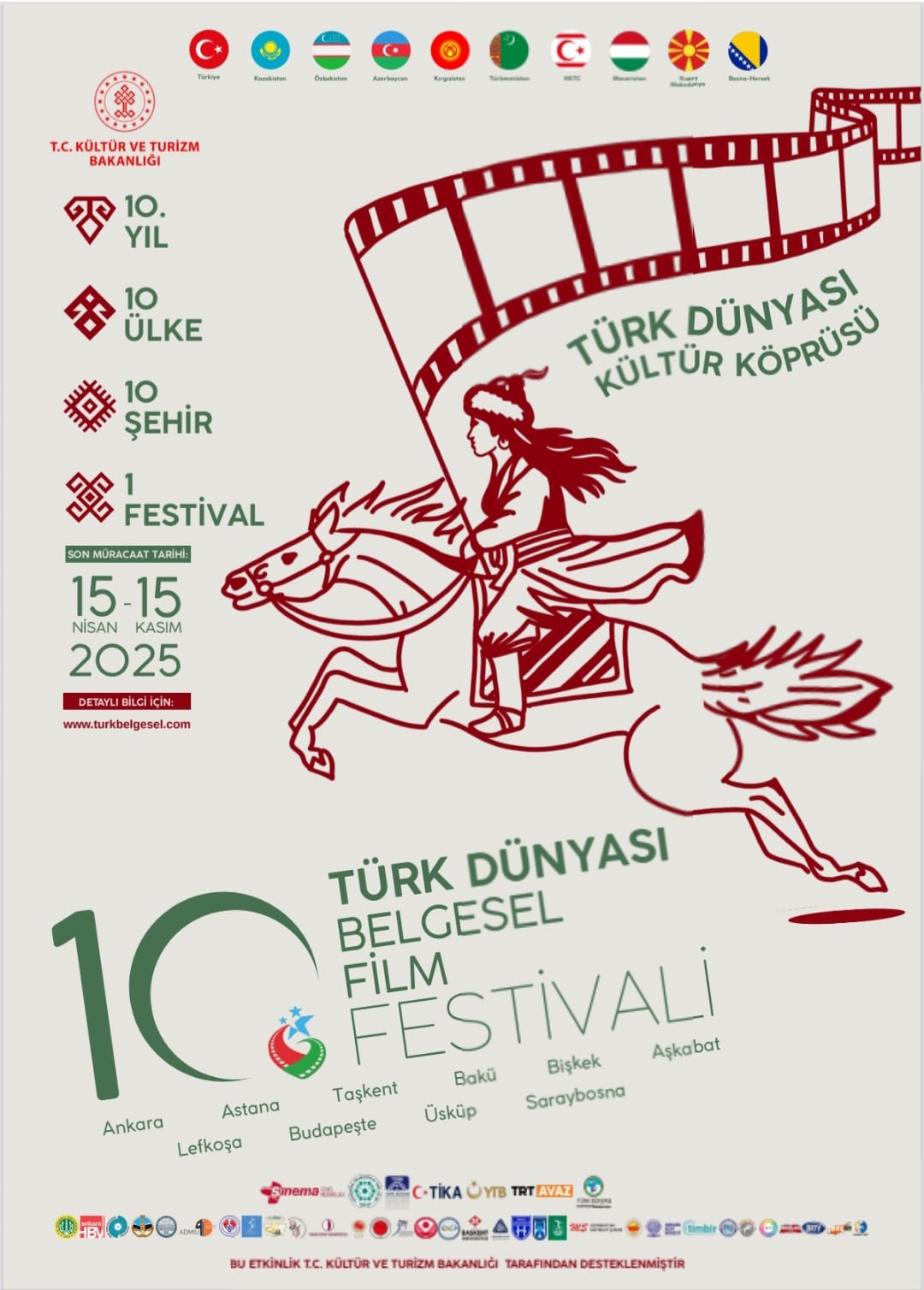 TÜRK DÜNYASI 10. BELGESEL FİLM FESTİVALİ FİNALİST FİLMLER BELİRLENDİ
