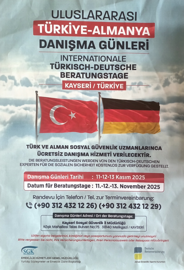 SGK’DAN TÜRKİYE-ALMANYA DANIŞMA GÜNLERİ ETKİNLİĞİ