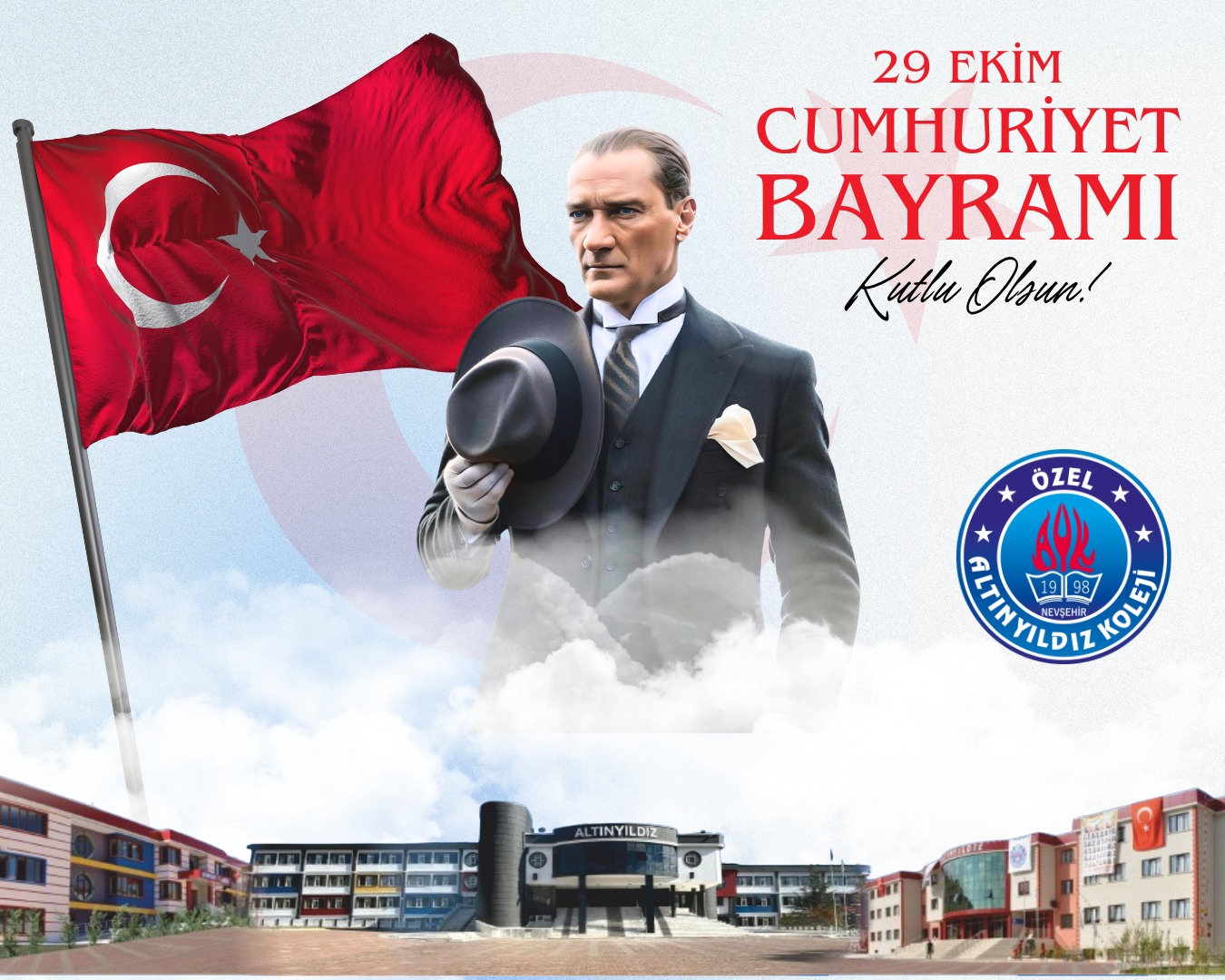 ALTINYILDIZ EĞİTİM KURUMLARI CUMHURİYETİN 102. YILINI COŞKUYLA KUTLADI