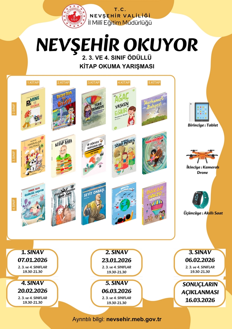 “Nevşehir Okuyor” Projesi Başlıyor