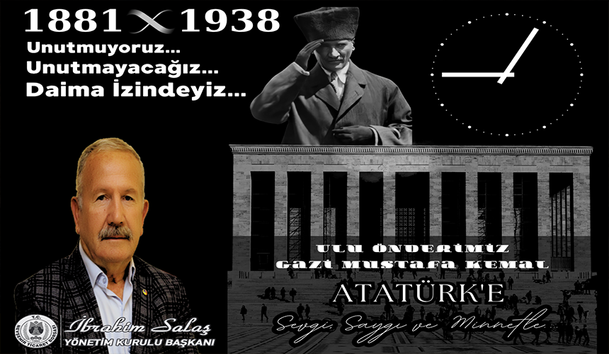 NTB Başkanı Salaş’dan “10 Kasım” Mesajı