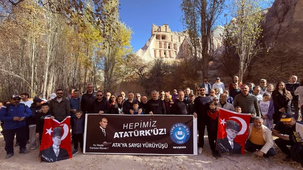 Başkan Doğu, Ata’ya Saygı Vadi Yürüyüşüne Katıldı