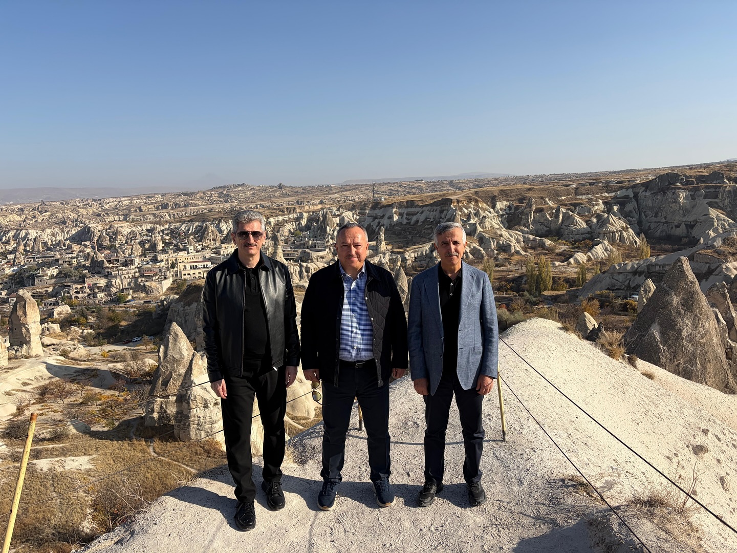 Vali Fidan, Misafirlerine Kapadokya’yı Gezdirdi