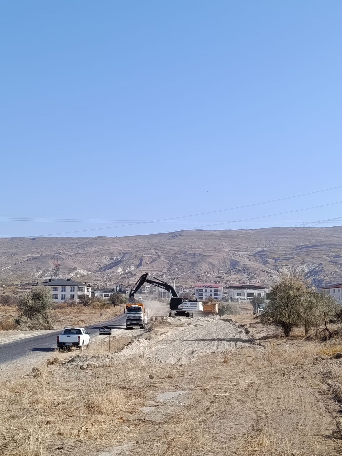 Ürgüp-Ulaşlı Yolu’nun Genişletilmesi Çalışmaları Sürüyor