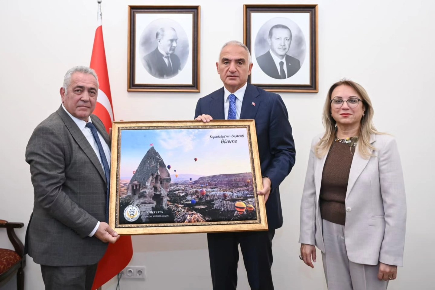 Başkan Eren’den Bakan Ersoy’a Ziyaret