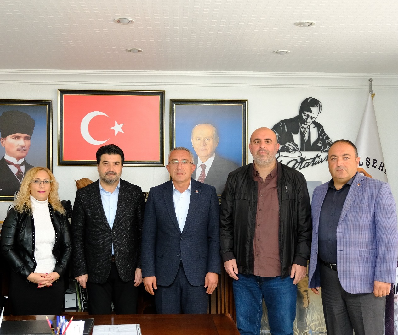 Başkan Çiftci, Sosyal Bilimler Meslek Yüksek Okulu Yöneticileri İle Görüştü