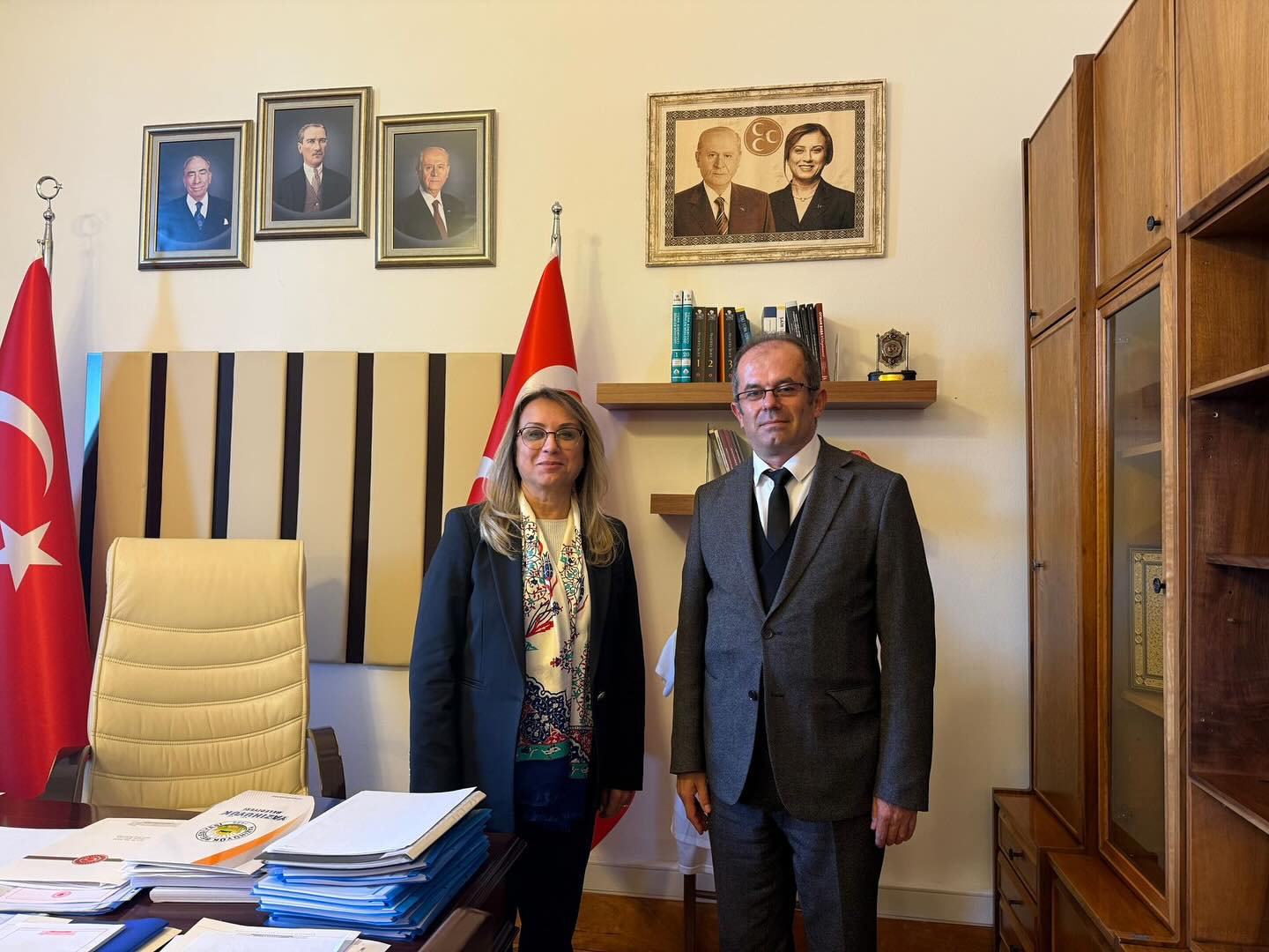 Başkan Çamcı, MHP Grup Başkanvekili ve Nevşehir Milletvekili Kılıç ile Görüştü