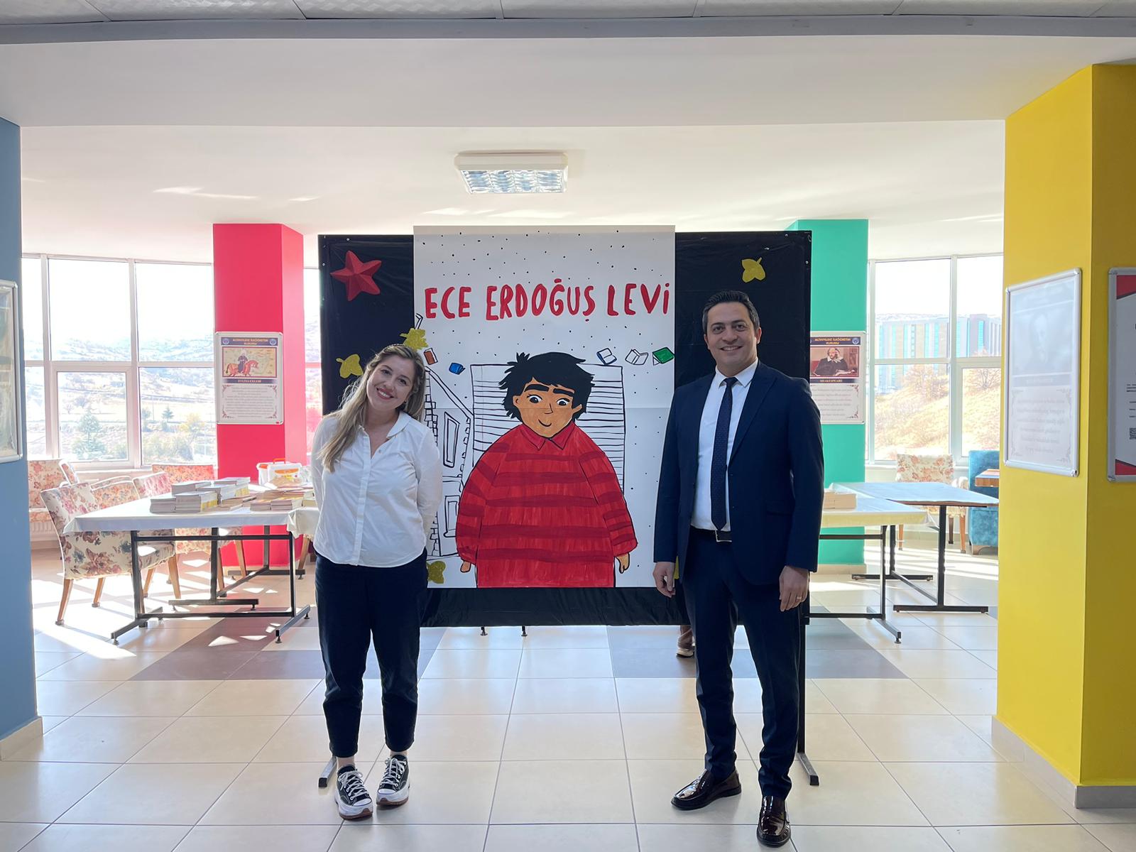 ALTINYILDIZ EĞİTİM KURUMUNDA KİTAP ŞENLİĞİNİN ÜÇÜNCÜ KONUĞU YAZAR ECE ERDOĞUŞ LEVİ OLDU