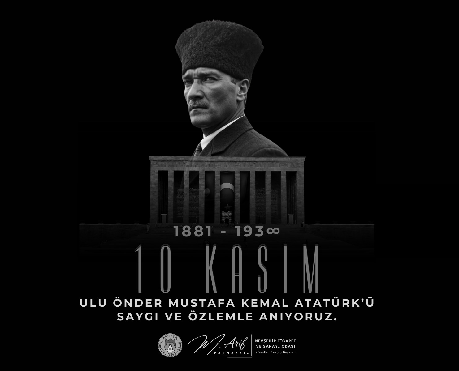 BAŞKAN PARMAKSIZ’DAN 10 KASIM MESAJI