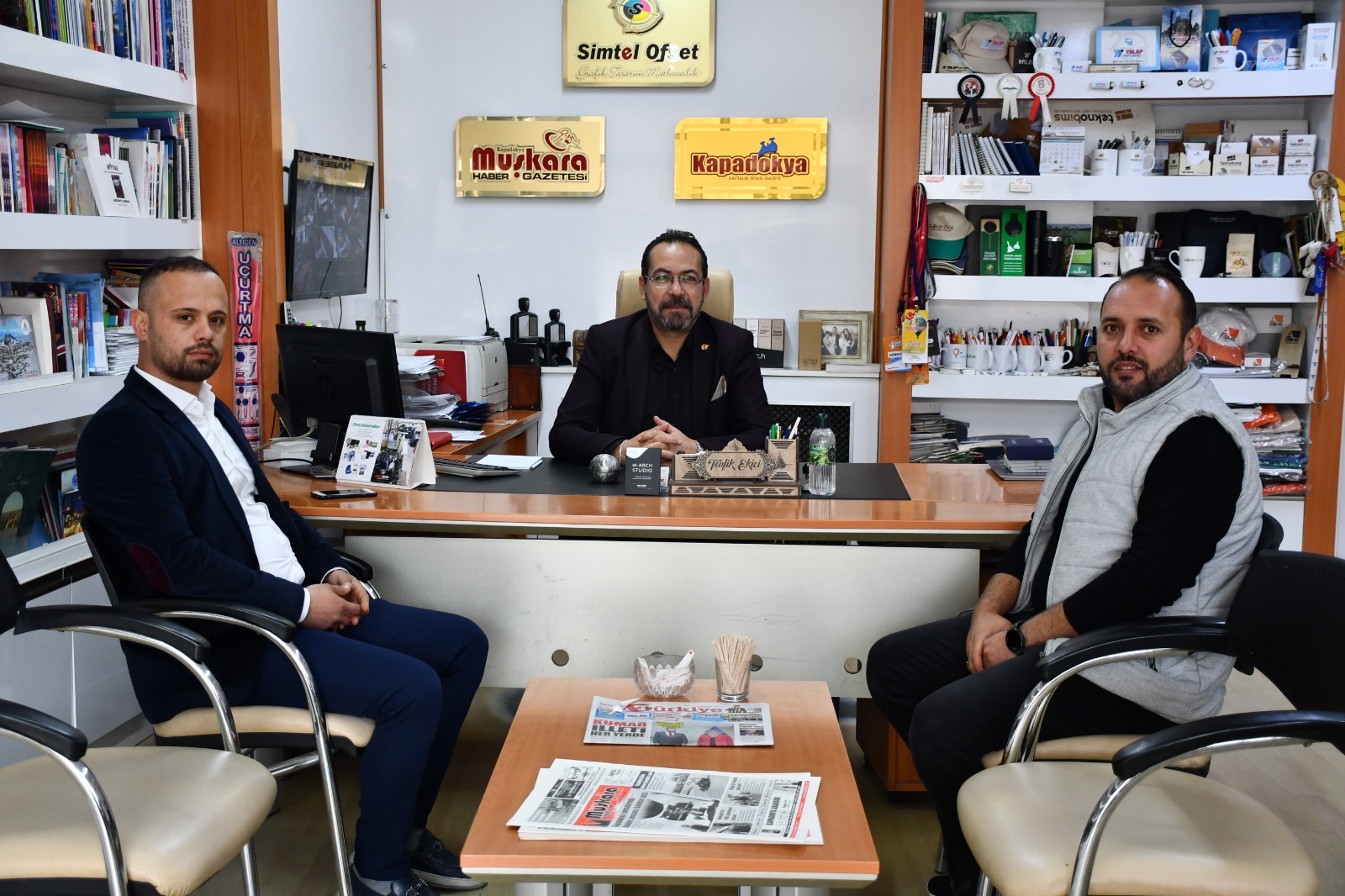 Başkan adayı Bayram Güçlü’den NGC’ye ziyaret